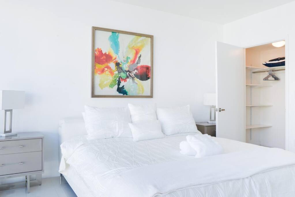 Wonderful 2 Bedroom Apt With Ocean Views At Icon Brickell Miami Esterno foto