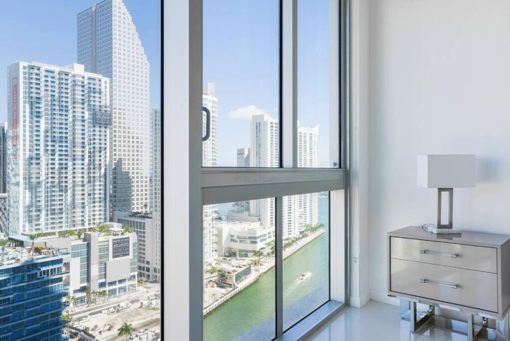 Wonderful 2 Bedroom Apt With Ocean Views At Icon Brickell Miami Esterno foto