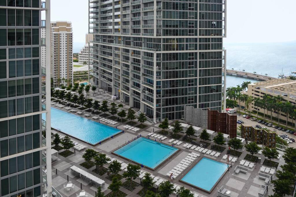 Wonderful 2 Bedroom Apt With Ocean Views At Icon Brickell Miami Esterno foto